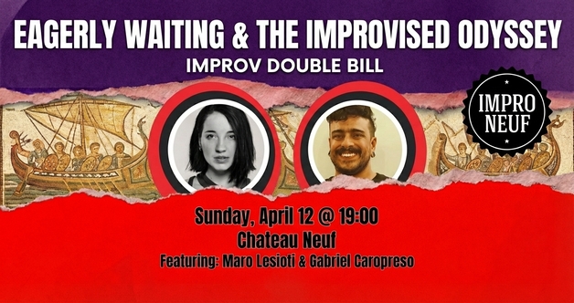 Event image Eagerly Waiting, starring Maro Lesioti (from Greece) and Gabriel Caropreso (from São Paulo)