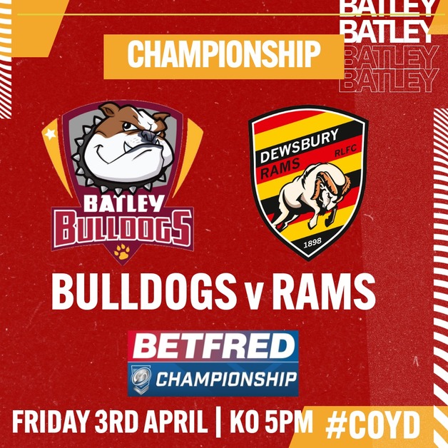 Event image Bulldogs v Rams (Championship)