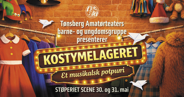 Event image Kostymelageret 2.0 - Tønsberg Amatørteater UNG, søndag klokken 13
