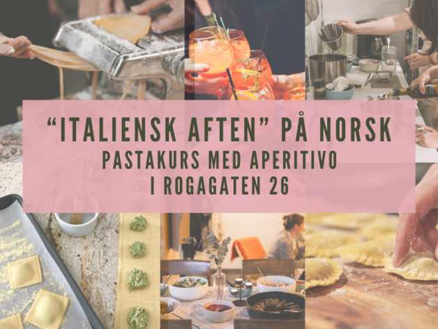 Matkurs: "Italiensk aften" på norsk - september26