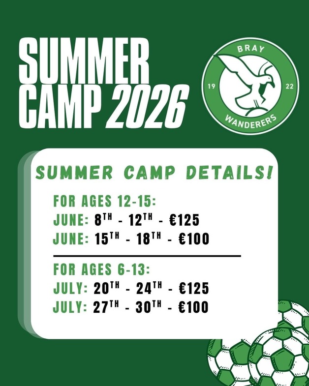 Event image Bray Wanderers FC Summer Camp Week 2