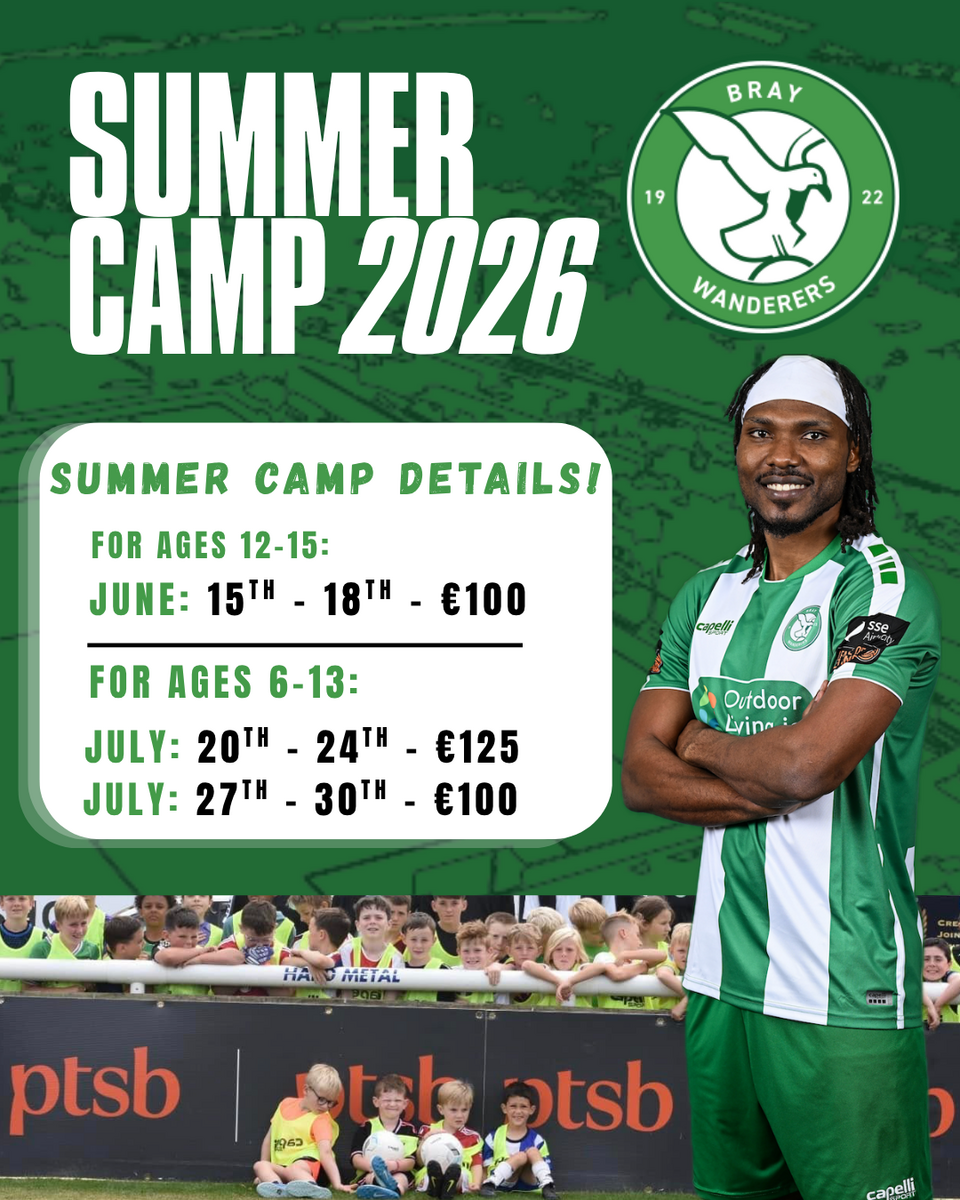 Event image Bray Wanderers FC Summer Camp Week 2