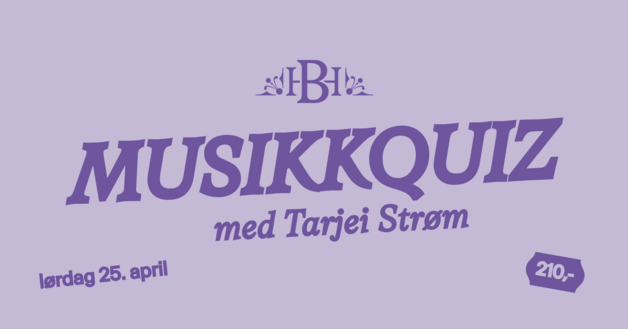 Event image Musikkquiz med Tarjei Strøm
