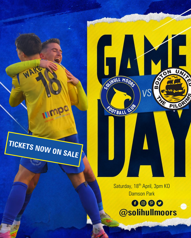 Event image Solihull Moors v Boston United
