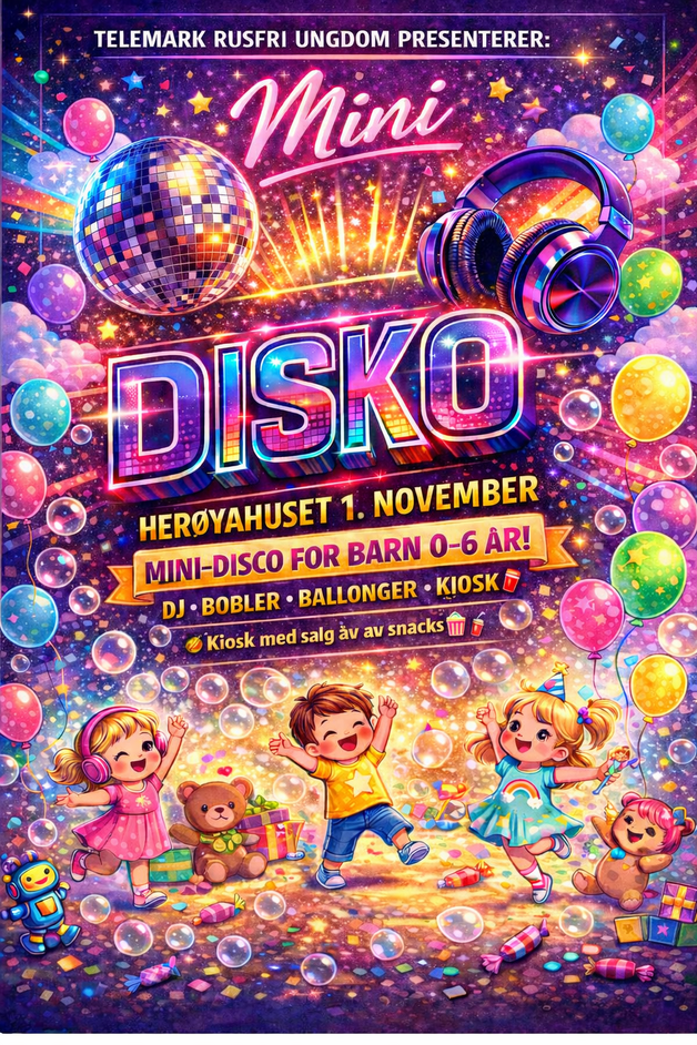 Event image Minidisko - Herøyahuset 