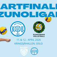 Event image Søndag: Kvartfinaler Koll Volley Mizunoligaen