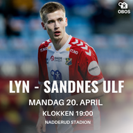 Event image OBOS-ligaen: Lyn - Sandens Ulf