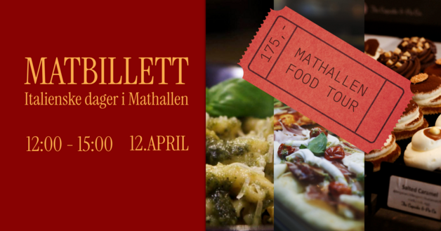 Event image Matbillett // Mathallen smakstur // Italienske dager