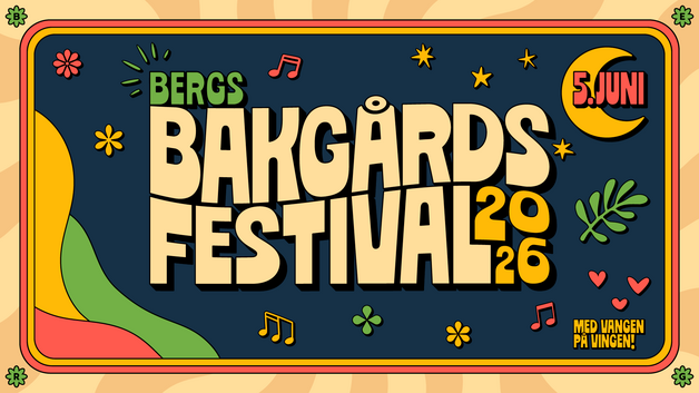 Event image Bergs Bakgårdsfestival 2026 - med Vangen på vingen!