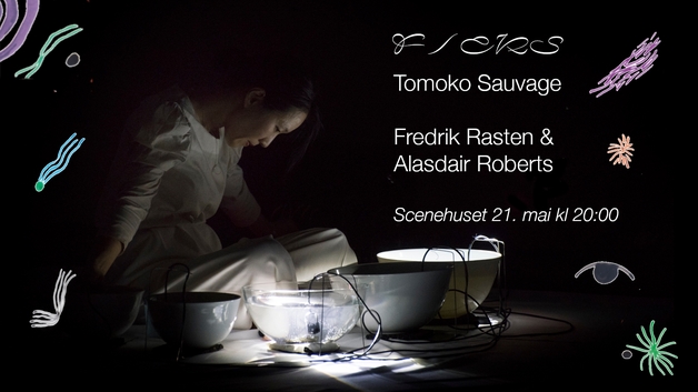 Event image F/eks: Fredrik Rasten & Alasdair Roberts + Tomoko Sauvage