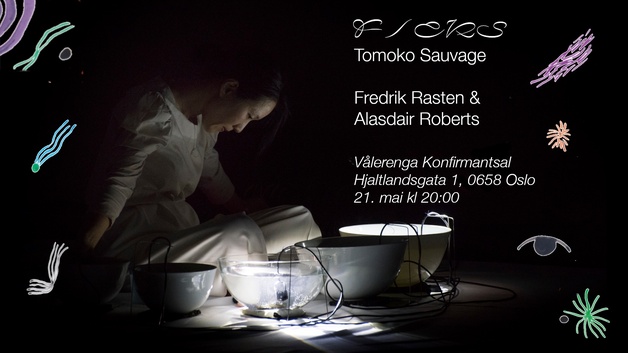 Event image F/eks: Fredrik Rasten & Alasdair Roberts + Tomoko Sauvage 