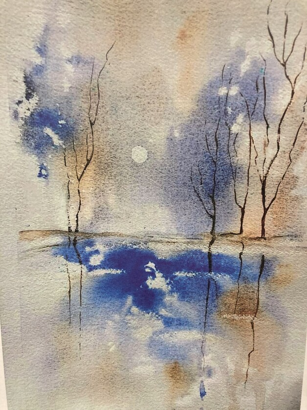 Event image Folkeverksted: Akvarellmaling og speiling i vann  