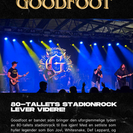 Event image t Rock N Roll bandet GOOD FOOT på House of Blues lørd 9.05 kl 21💥😀⭐️Velkommen