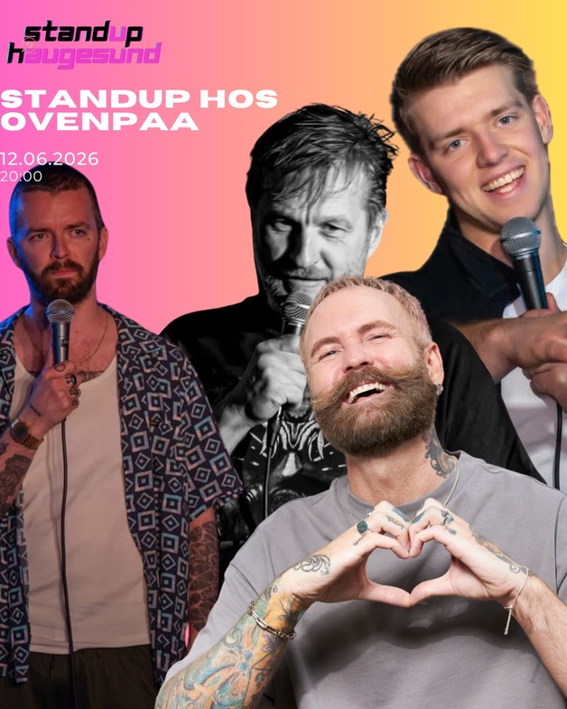 Event image Standup hos Ovenpaa med ADAM SCHJØLBERG + M.flere