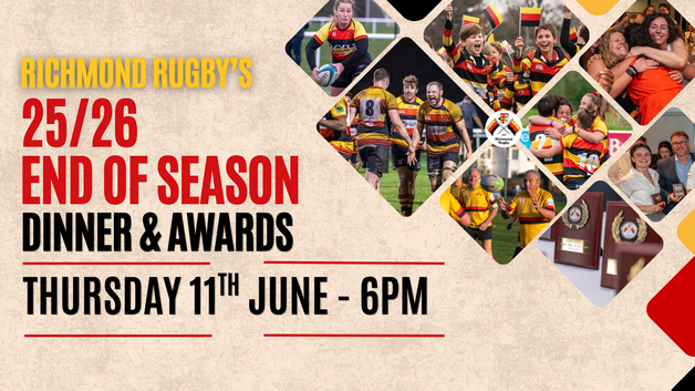 Event image Richmond Rugby's End Of Season Dinner 25/26
