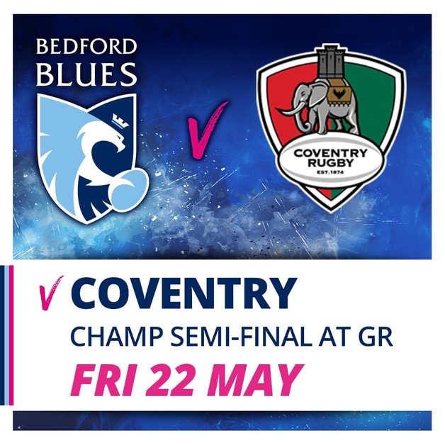Event image Bedford Blues v Coventry - Champ Semi-Final