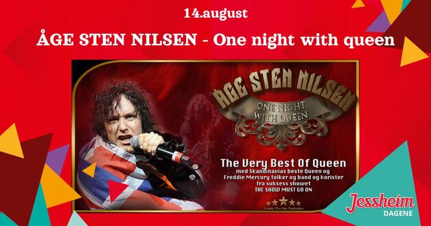 Event image Åge Sten Nilsen - One night with queen // Jessheimdagene 2026