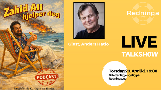 Event image Zahid Ali hjelper deg - Anders Hatlo