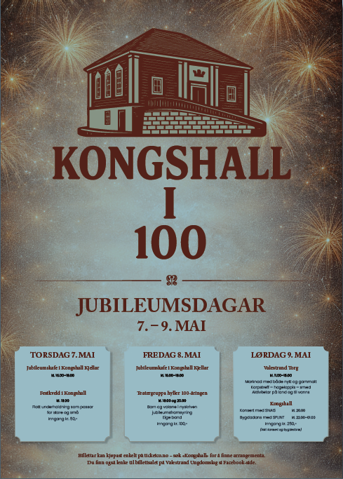 Event image Kongshall i 100. Festkveld i kongshall