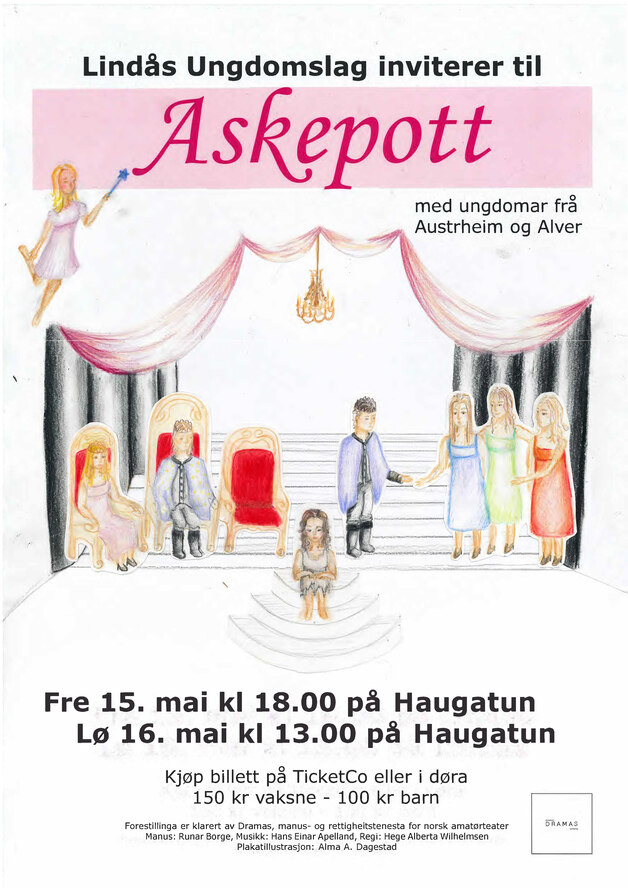 Event image Askepott 16.05.26 - Lindås Ungdomslag 