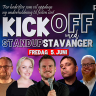 Event image KICK-OFF med Standup Stavanger - 5. juni