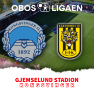 Event image KONGSVINGER - EGERSUND | OBOS-LIGAEN 2026