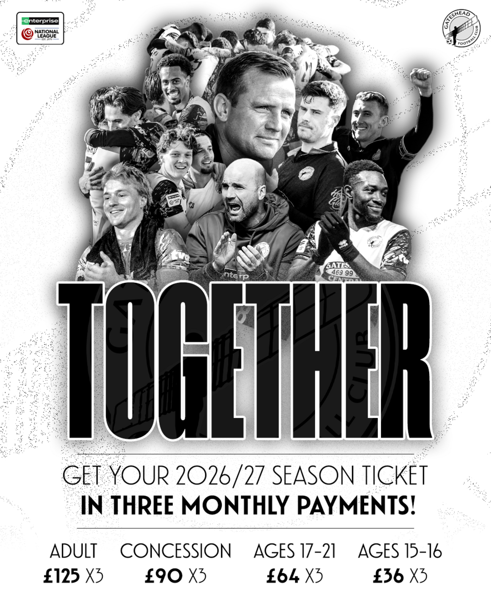 3 Month Instalment Season Ticket 26/27