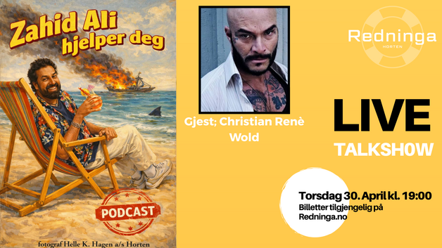 Event image Zahid Ali Hjelper deg - Christian René Wold