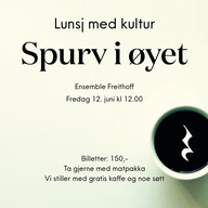 Event image Lunsj med kultur: Spurv i øyet