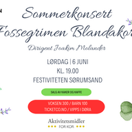 Event image Sommerkonsert med Fossegrimen blandakor 6. juni 2026