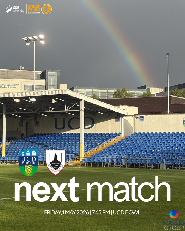 Event image UCD vs Longford Town 