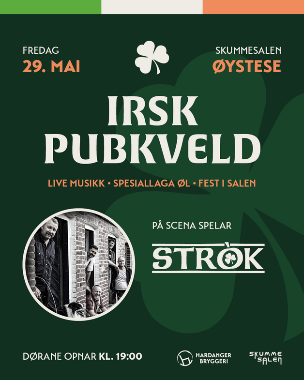 Event image IRSK PUBKVELD I SKUMMESALEN m/ STROK