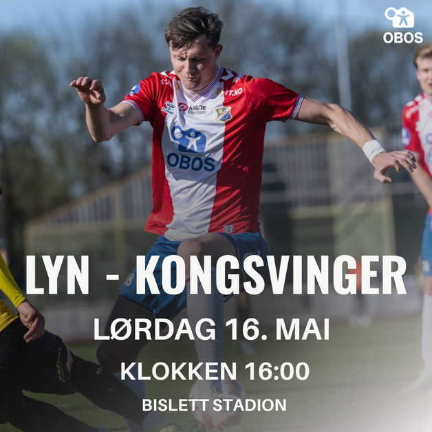 Event image OBOS-ligaen: Lyn - Kongsvinger