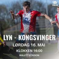 Event image OBOS-ligaen: Lyn - Kongsvinger