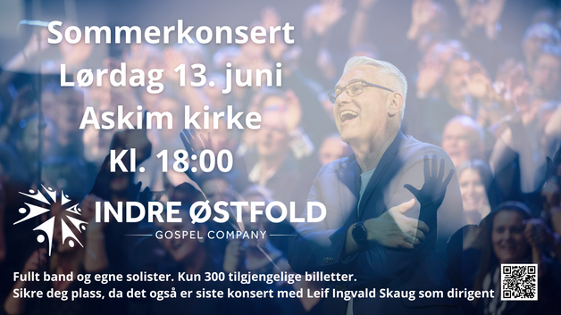 Event image Sommerkonsert med Indre Østfold Gospel Company!