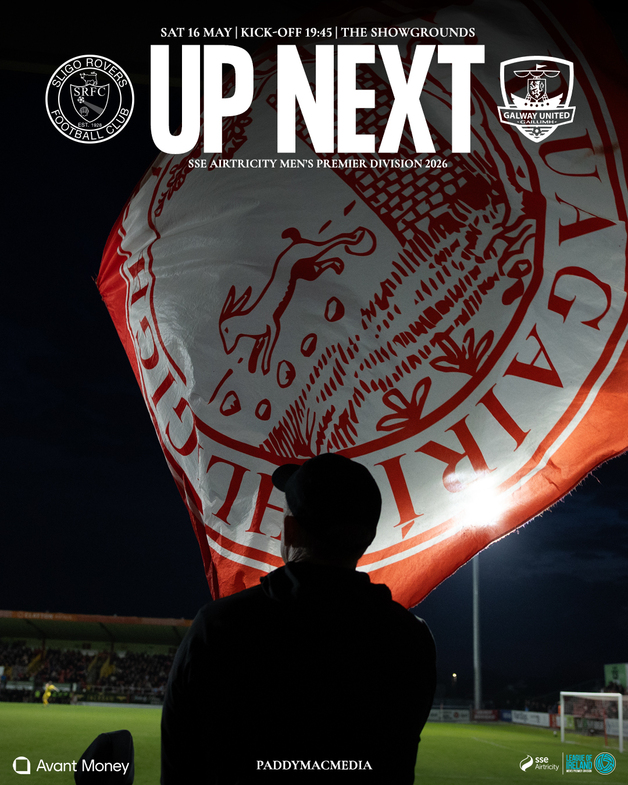 Event image Sligo Rovers Vs. Galway United (Home Supporters)