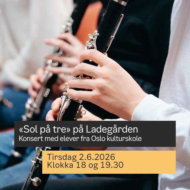 Event image "Sol på tre" på Ladegården 2. juni klokka 18