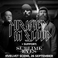 Event image Purified In Blood + support Sublime Eyes // Hvelvet Scene