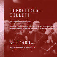 Event image Dobbeltkor-billett – Bergen kirkeautunnale