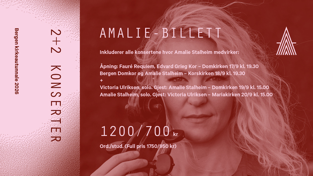 Event image Amalie-billett – Bergen kirkeautunnale