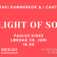 Event image Meraki Kammerkor & I Cantanti: A light of Song i Paulus kirke