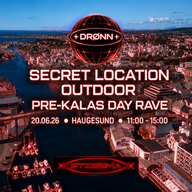 Event image SECRET LOCATION OUTDOOR DAY RAVE HAUGESUND