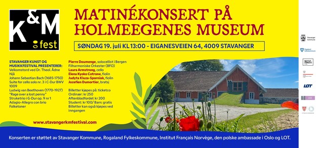 Event image Matinékonsert på Holmeegenes museum