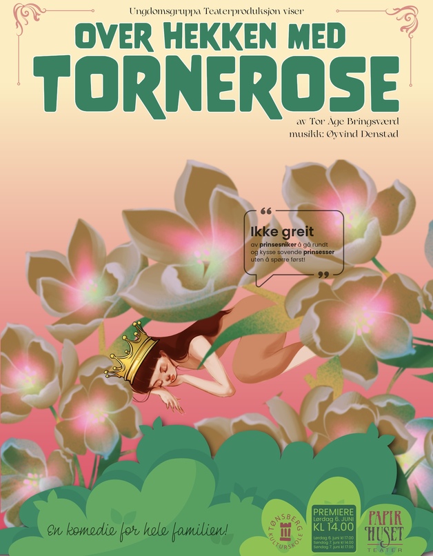 Event image Over hekken med Tornerose | generalprøve fredag 5. juni, kl 18.00  