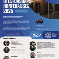 Event image Utenforskapskonferansen 2026