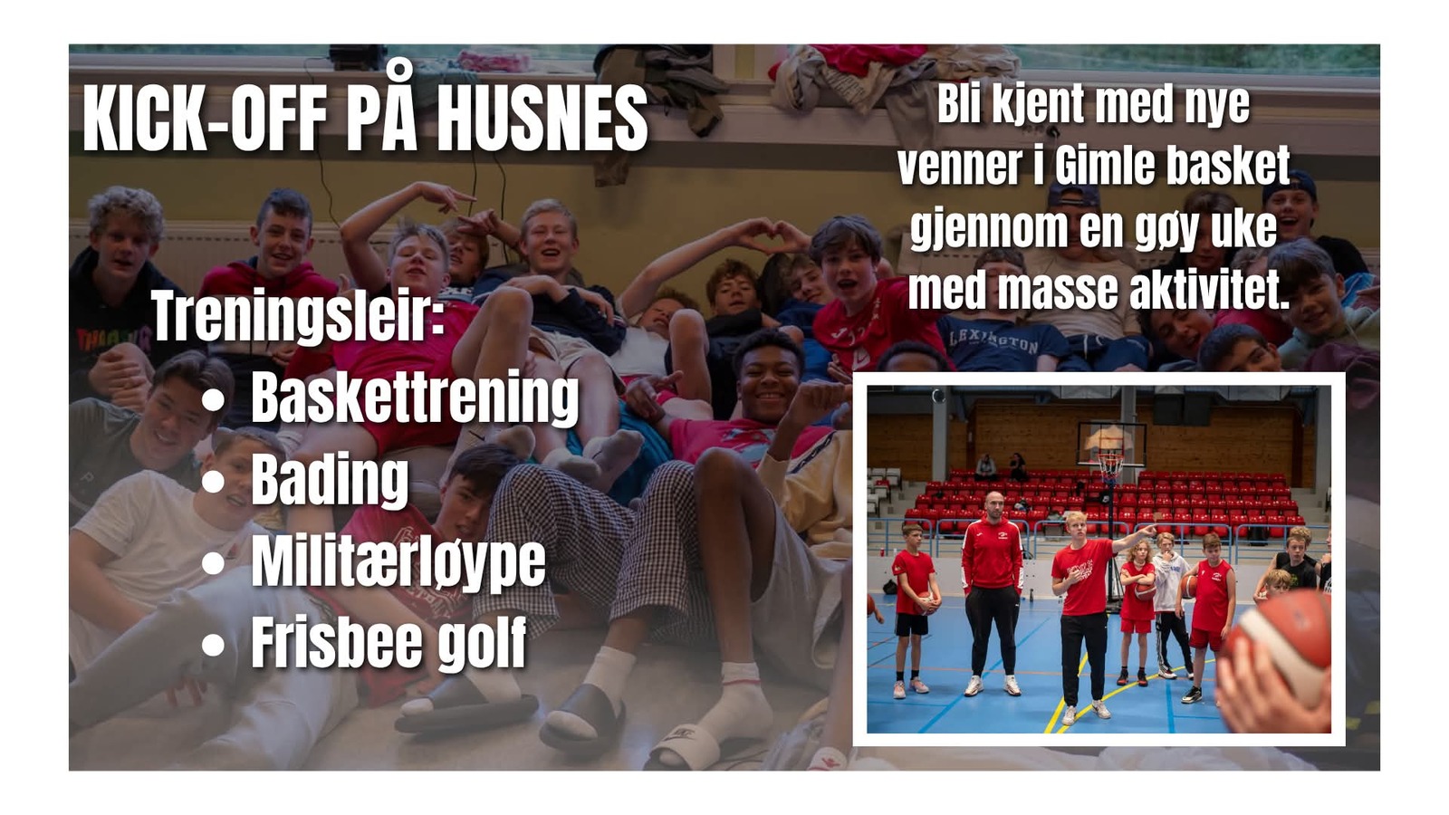 Event image Kick off med Gimle Basket