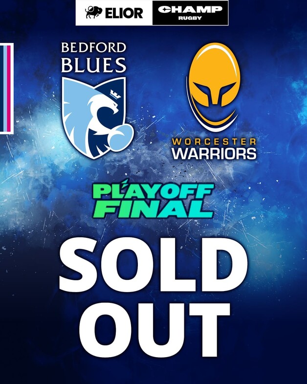 Event image Bedford Blues v Worcester Warriors - Champ Final