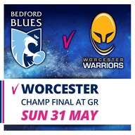 Event image Bedford Blues v Worcester Warriors - Champ Final