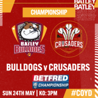 Event image BULLDOGS V CRUSADERS (CHAMPIONSHIP)