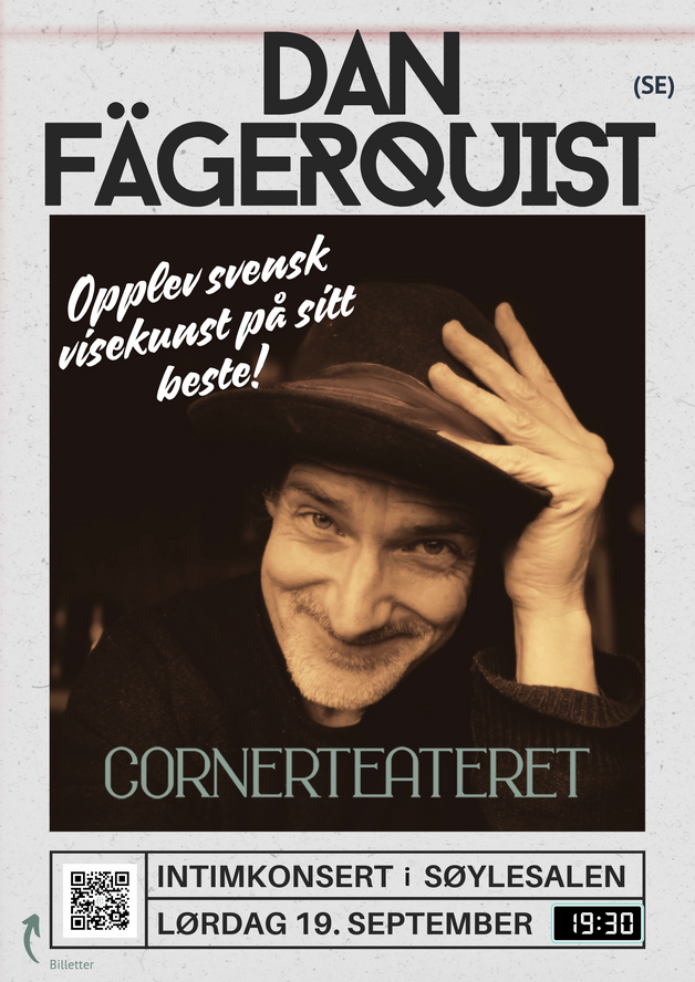 Bilde for arrangement Dan Fägerquist på Cornerteateret